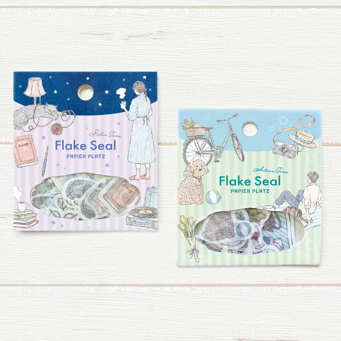 Flake Sticker Series designed by Maori Sakai
