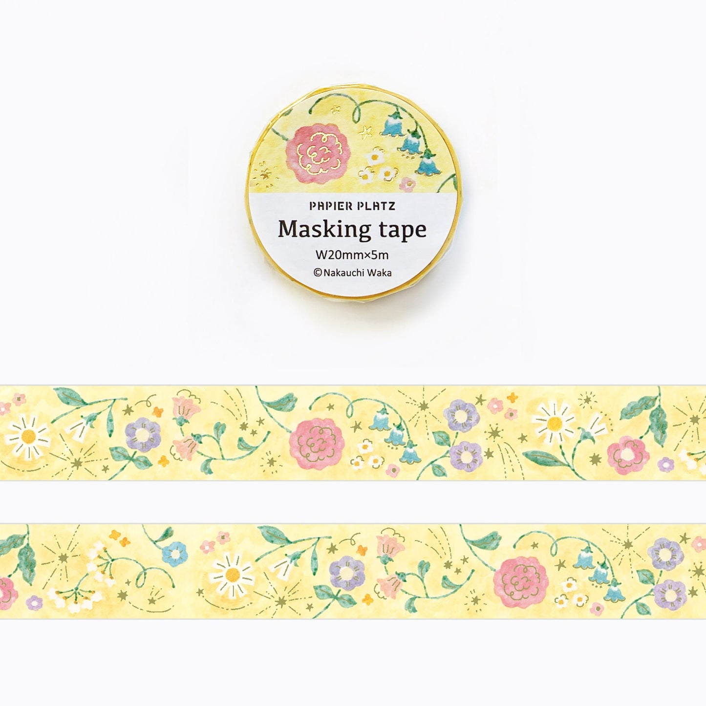 Gold Foil Washi Tape Series designed by Nakauchi waka