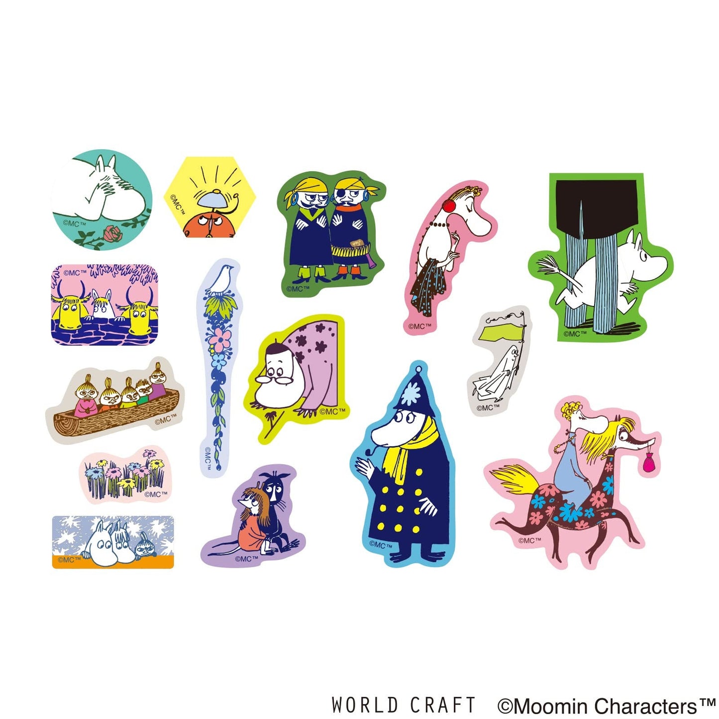 Moomin Limited Flake Sticker Bag - Moomin's Friend A