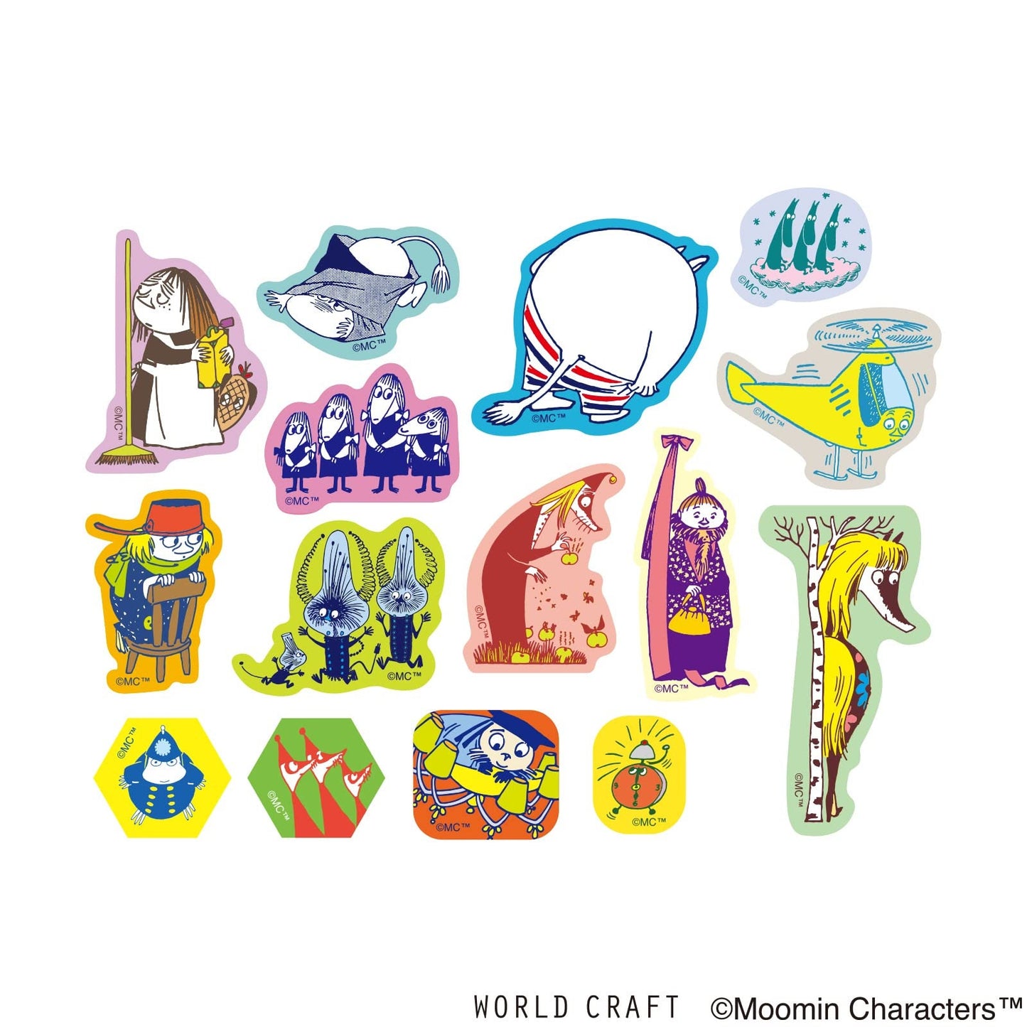 Moomin Limited Flake Sticker Bag - Moomin's Friend B