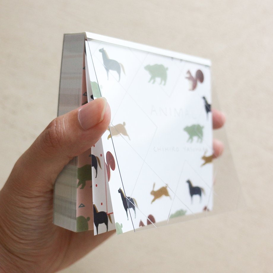 Memo Pad Series designed by Chihiro Yasuhara - Animal