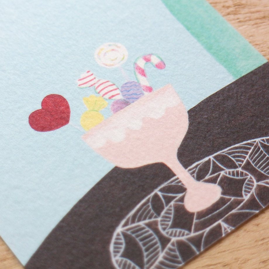 Mini Notepad Series designed by Hirose Beni - HEARTS