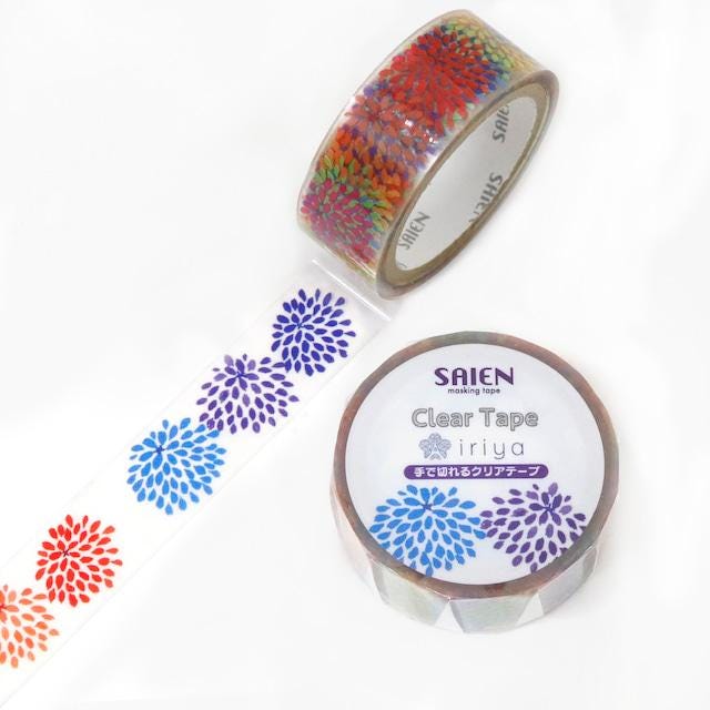 Saien x IRIYA Ariane GERARD Paris Collection Clear Tape - Feu