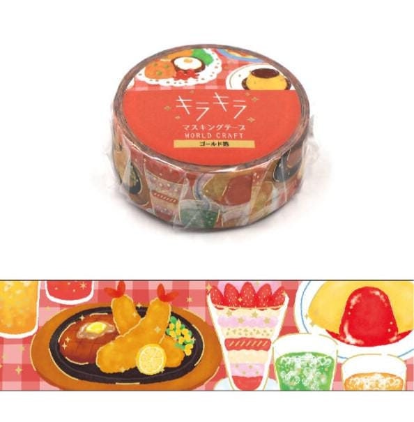 KiraKira Memory Collection Vol.8 Foil Washi Tape - Restaurant