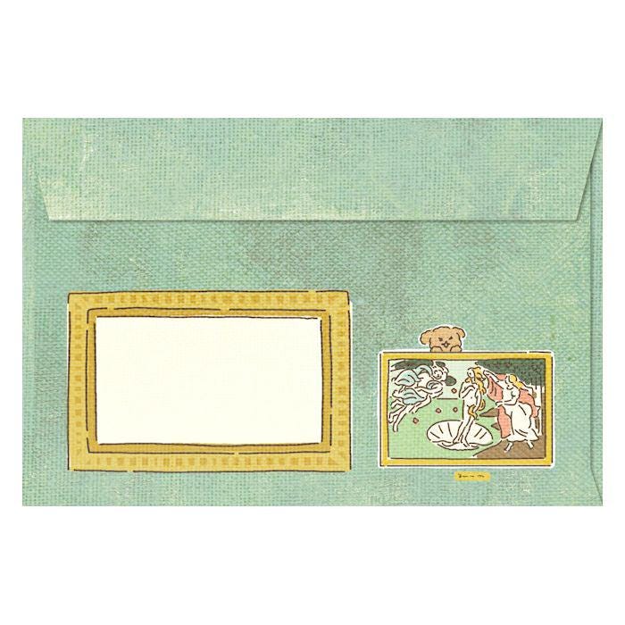 Japanese Washi Letter Writing Set Museum Animals Series - The Birth of Venus
