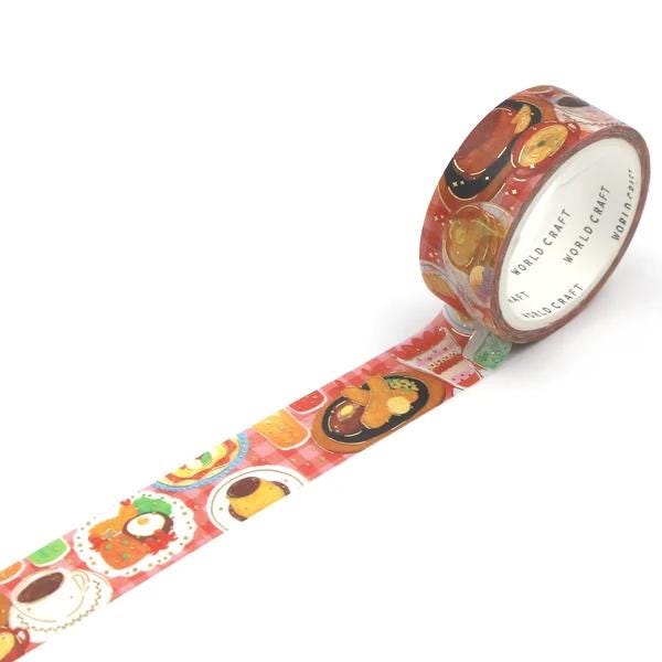 KiraKira Memory Collection Vol.8 Foil Washi Tape - Restaurant