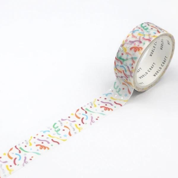 KiraKira Fancy Collection Vol.8 Foil Washi Tape - Confetti