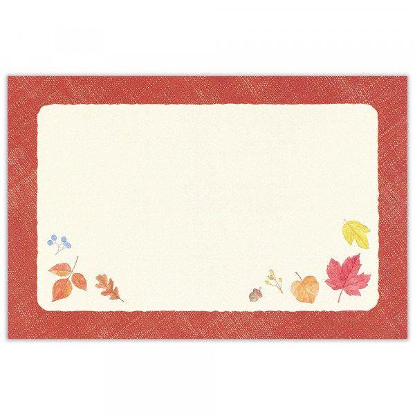 Mini Die cut Letter Writing Set Autumn Series - Leaf