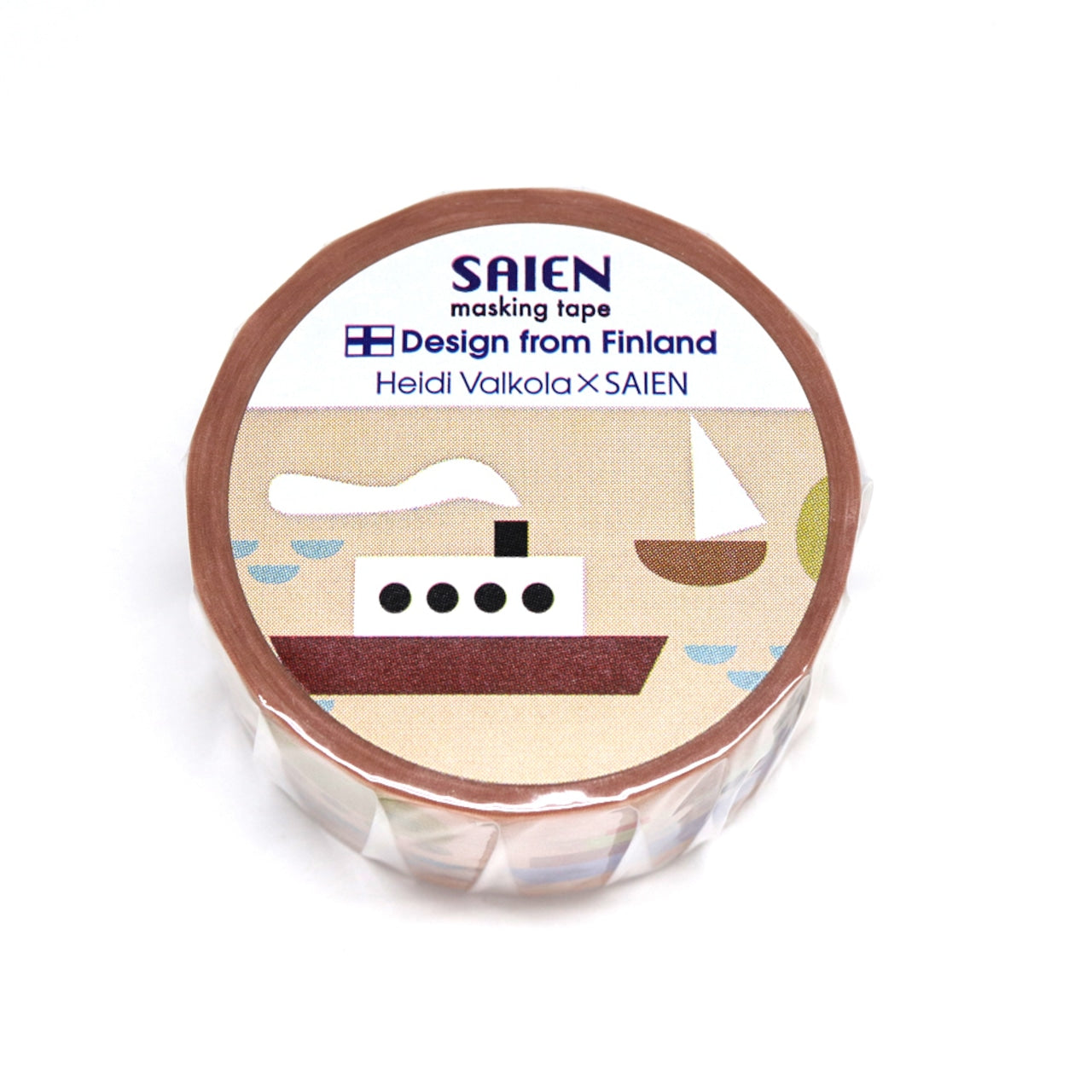 Saien x Heidi Valkola Co branding Washi Tape - Sea