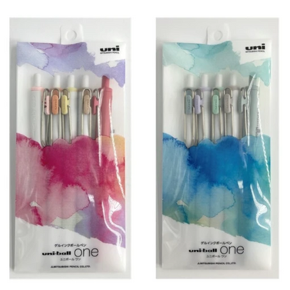 Uni-ball One + F 0.5mm Gel Pen Set