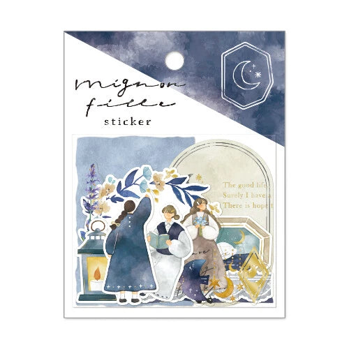 Mignonfeuille Gold Foil Sticker Series- Moon