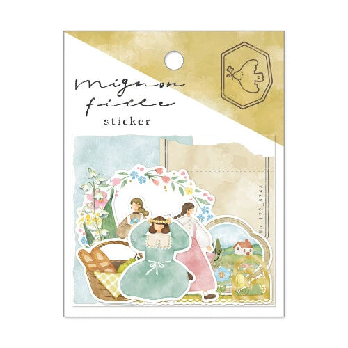 Mignonfeuille Gold Foil Sticker Series- Picnic