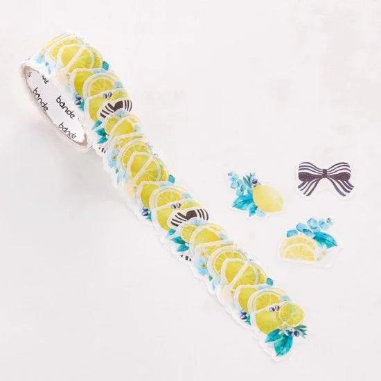 Washi Sticker Roll Series - Lemon Wreath