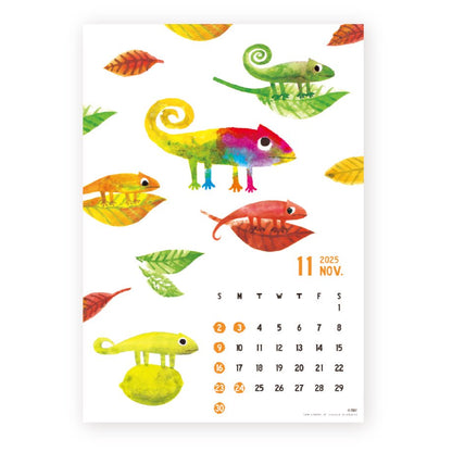 2025 Limited A4 Month Calendar designed by Leo Lionni