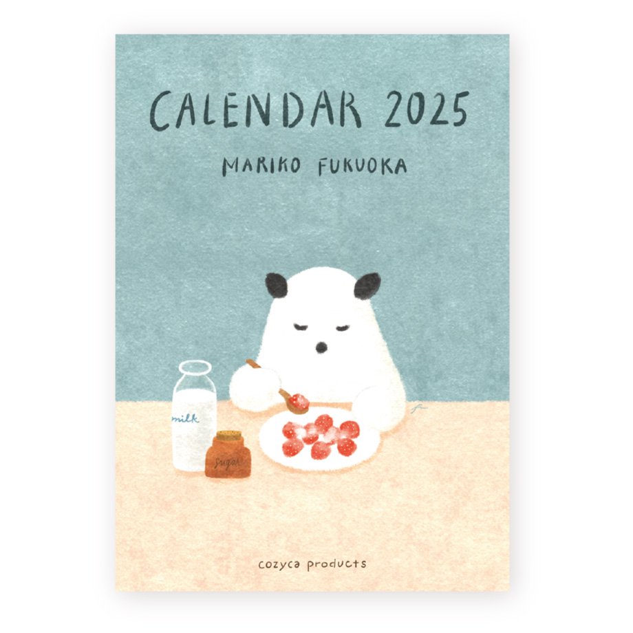 2025 Limited A4 Month Calendar designed by Mariko Fukuoka