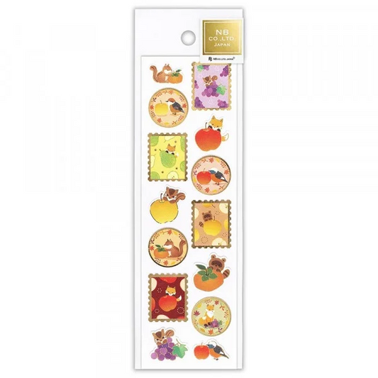 Japanese Style Sticker - Autumn Fruits