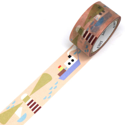 Saien x Heidi Valkola Co branding Washi Tape - Sea