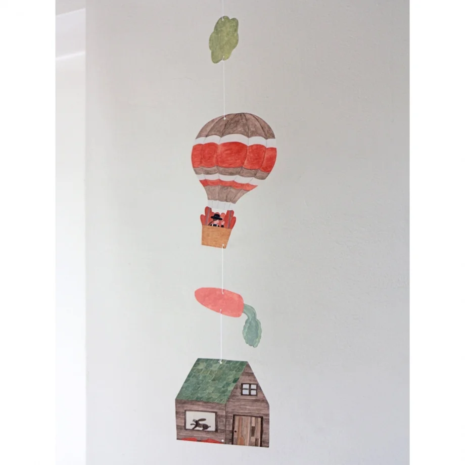 Hanging Mobile Series designed by Necktie - Balloon and Carrot