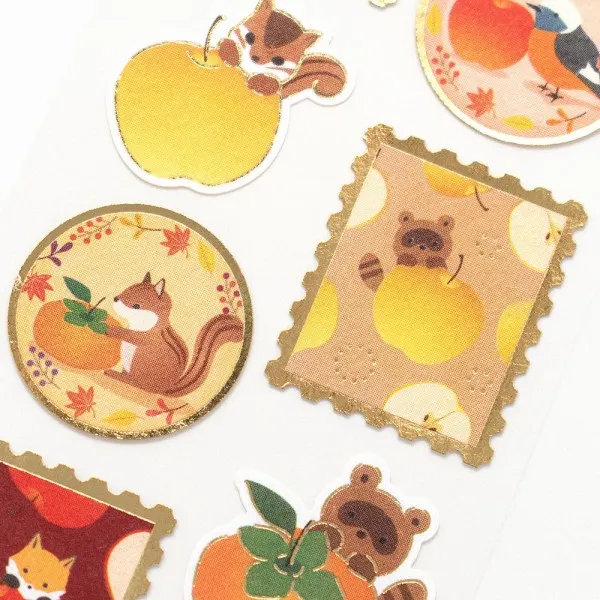 Japanese Style Sticker - Autumn Fruits