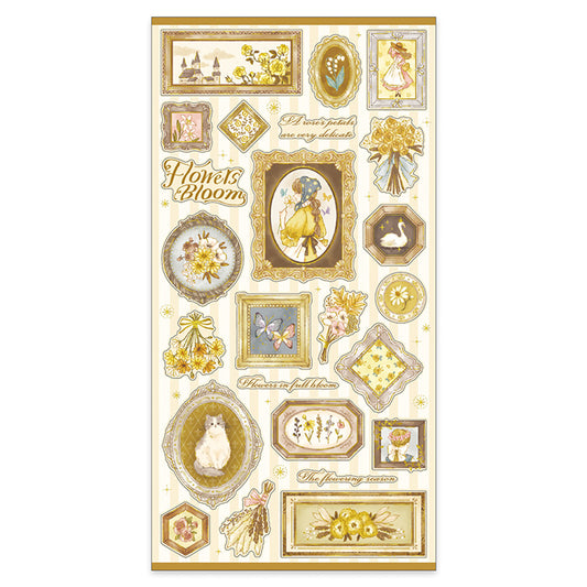 Choupinet Gold Foil Sticker Series 4 - Flowers Bloom