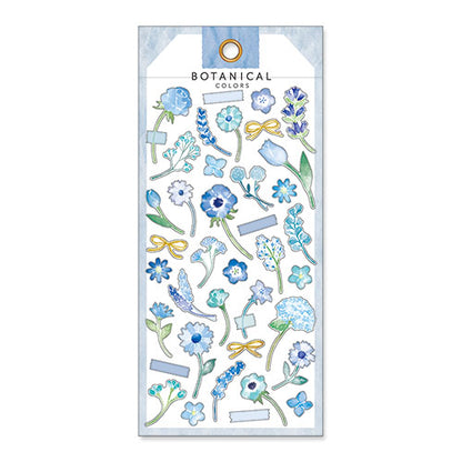 Botanical Colors Sticker Series - Blue