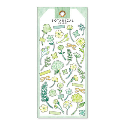 Botanical Colors Sticker Series - Green