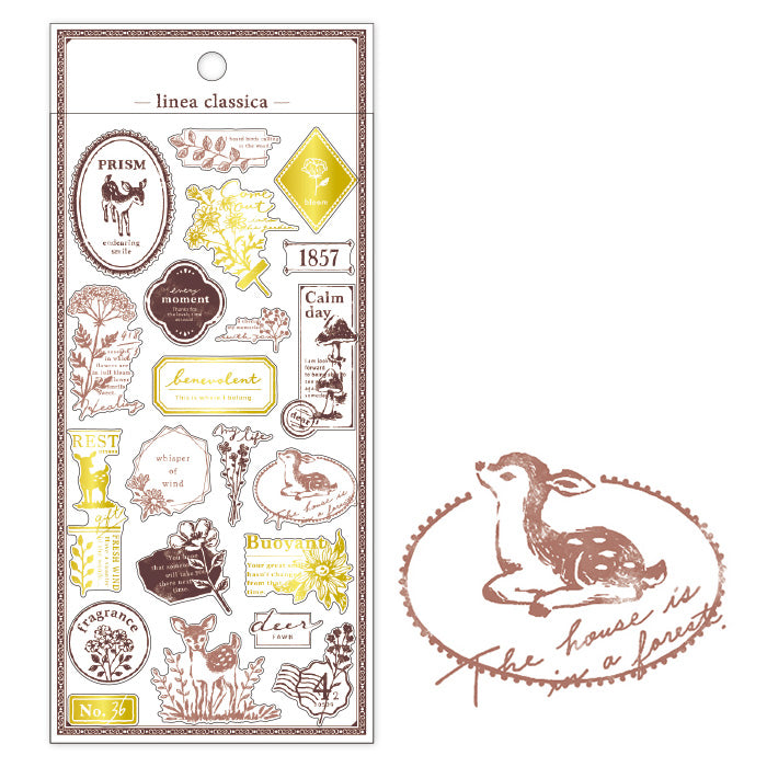 Linea Classica Foil Sticker Series - Fawn