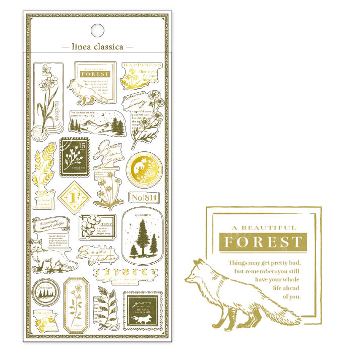 Linea Classica Foil Sticker Series - Fox