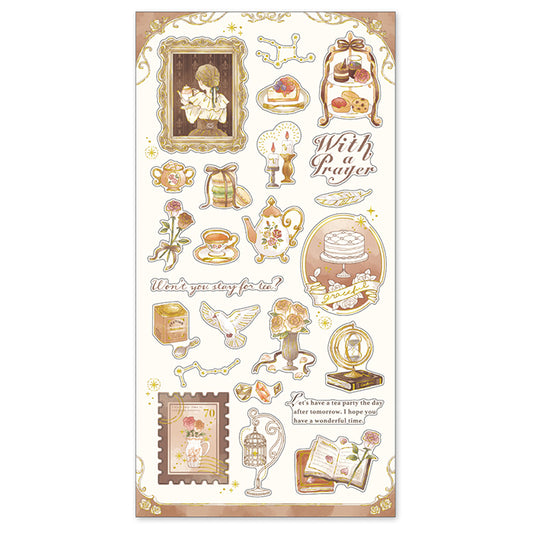 Choupinet Gold Foil Sticker Series 3 - Charlotte