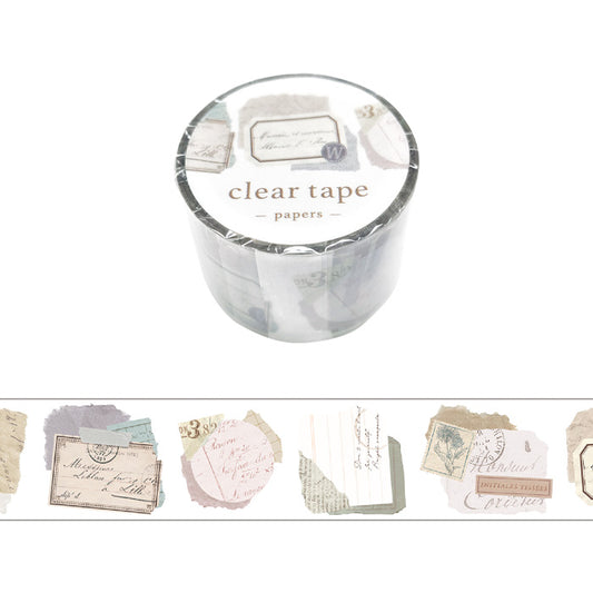 Antique Series Clear Tape - Papers