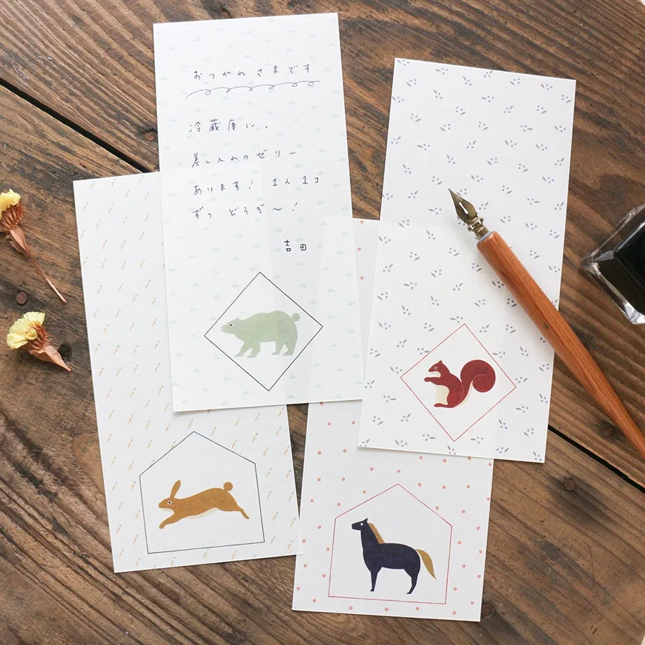 Mini Note Pad Series designed by Chihiro Yasuhara - ANIMAL