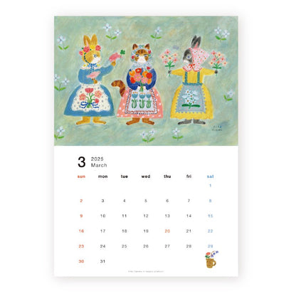 2025 Limited A4 Month Calendar designed by Aiko Fukawa