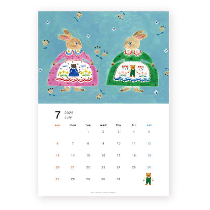 2025 Limited A4 Month Calendar designed by Aiko Fukawa