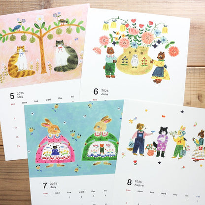 2025 Limited A4 Month Calendar designed by Aiko Fukawa