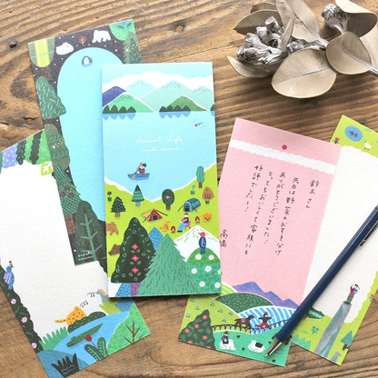 Mini Note Pad Series designed by Narumi Suzuki - Animal Life