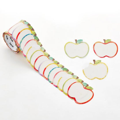 Writable Washi Sticker Roll Series - Juicy Apple