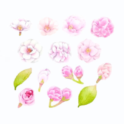 Washi Sticker Roll Series - Double Cherry Blossom
