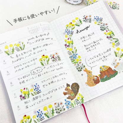 Washi Sticker Roll Series - Dandelion Field Kalo