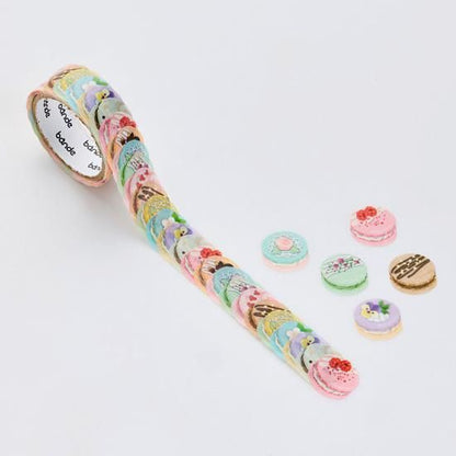 Washi Sticker Roll Series - Dressed-Up Macarons