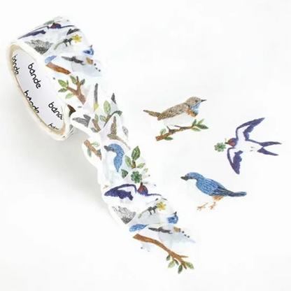 Washi Sticker Roll Series - Embroidered Forest Birds