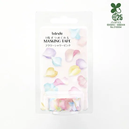 Washi Sticker Roll Series - Flower Shower Pink