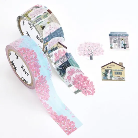 Washi Sticker Roll Series - Sakura Walkway