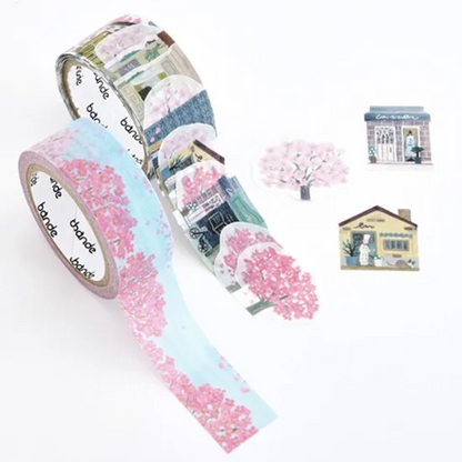 Washi Sticker Roll Series - Sakura Walkway