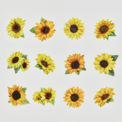 Washi Sticker Roll Series - Sunflower
