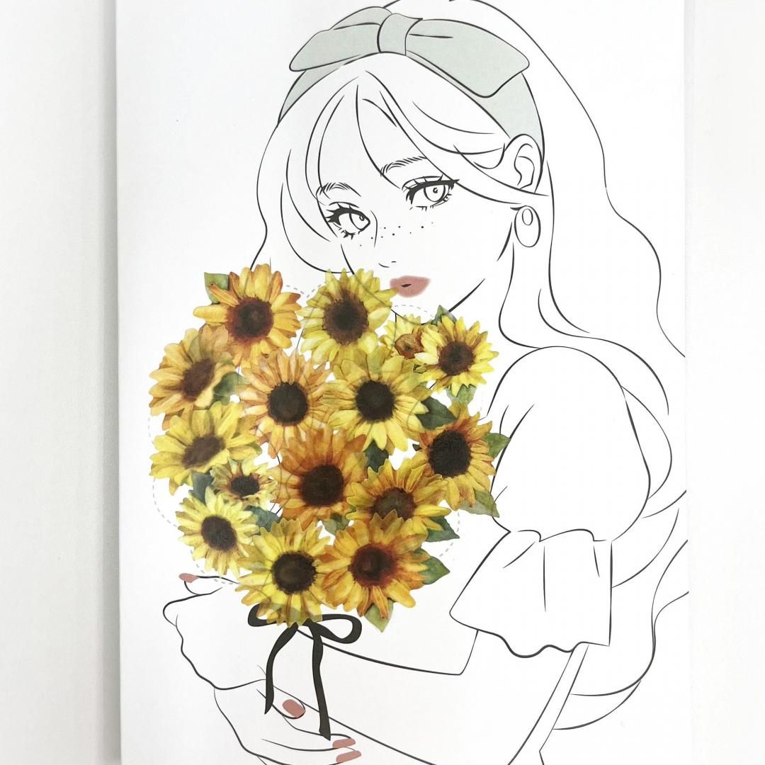 Washi Sticker Roll Series - Sunflower