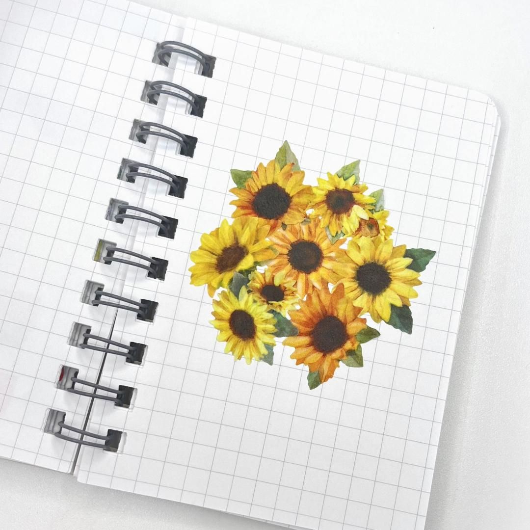 Washi Sticker Roll Series - Sunflower