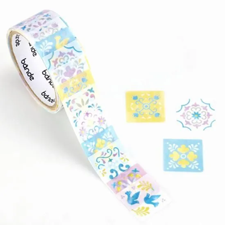 Washi Sticker Roll Series - Tile: Pink Sugar