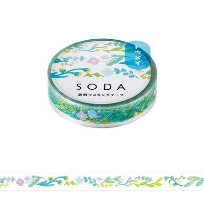 Hitotoki SODA Clear Tape Series - Garden