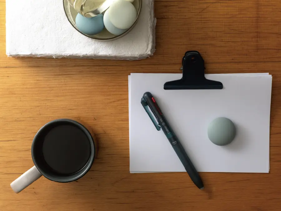 Calme x Miyake Design Soundless Series 0.5mm Ballpoint Pen - Relaxed Frost Color