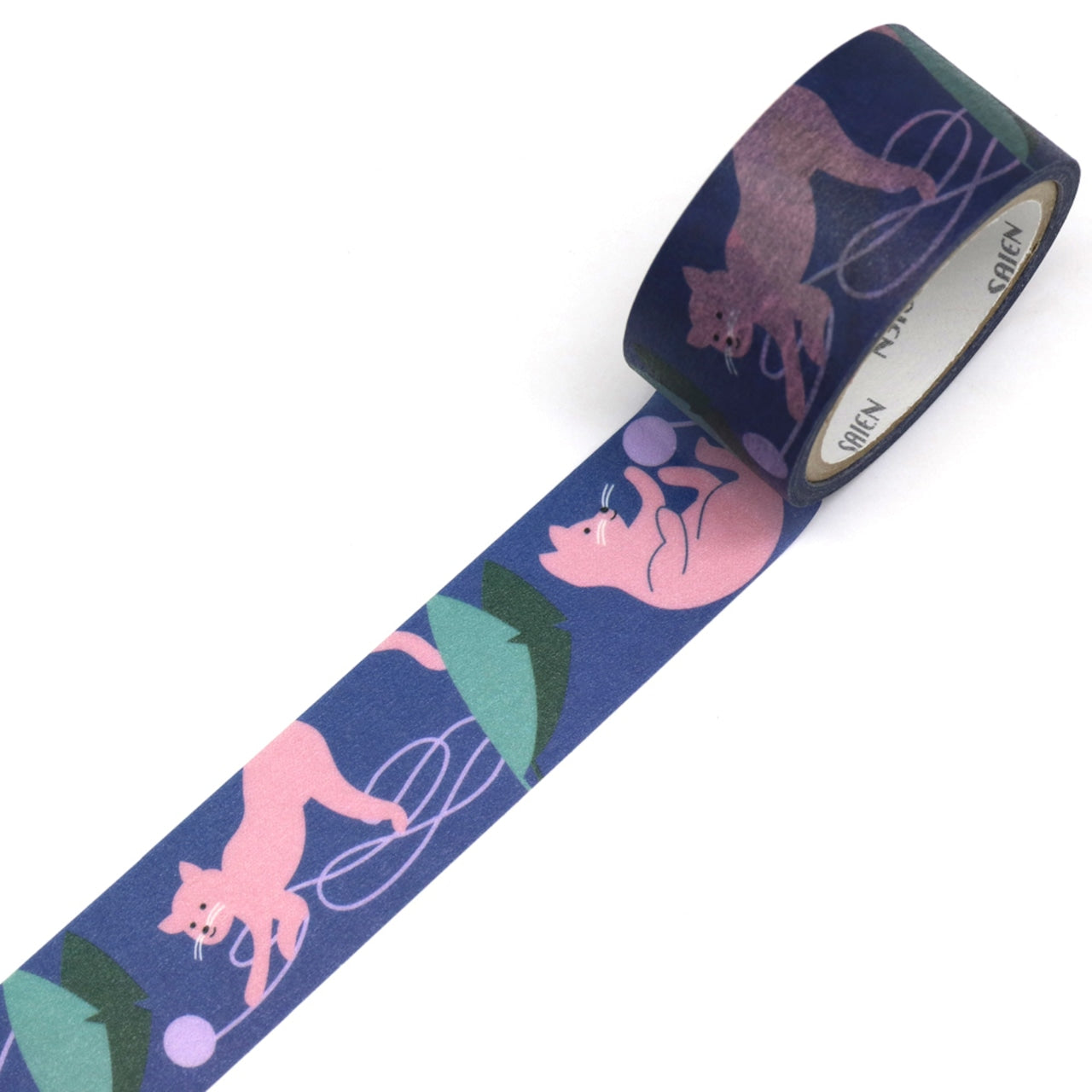 Saien x Heidi Valkola Co branding Washi Tape  - Cats